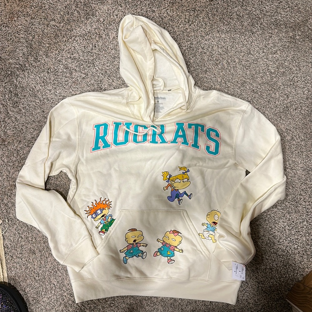 Nickelodeon Rugrats Logo 90s Hoodie NEW WITH TAGS size medium